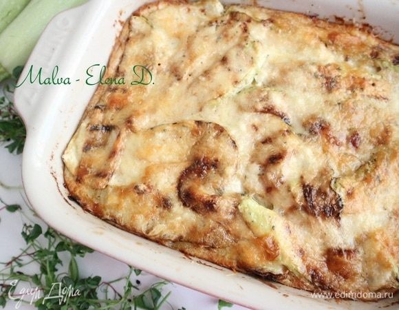 Вынуть гратен из духовки.