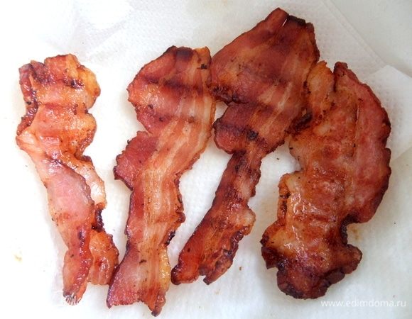 Перенести на салфетку.