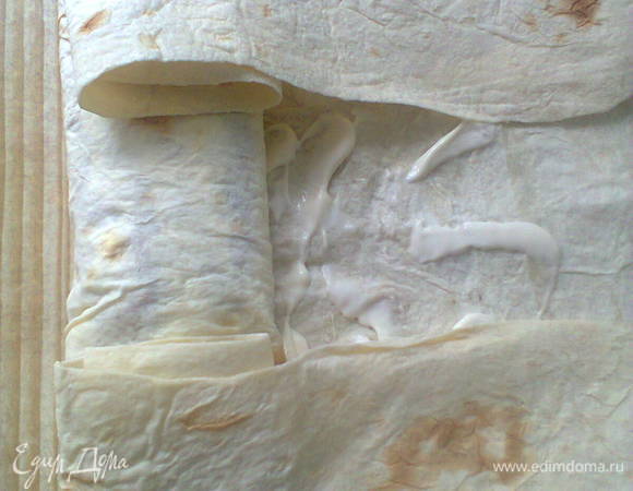 Заворачиваем конвертиком.