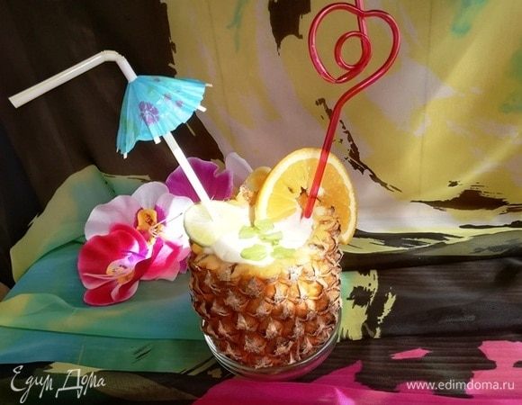 Освежающий вкусный, в меру сладкий коктейль для чемпионов готов!