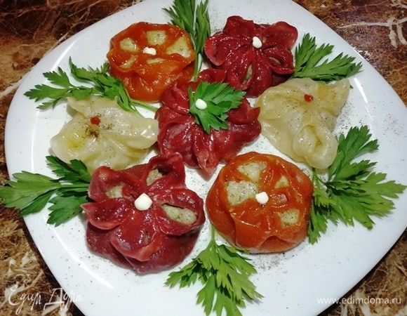 Мой букетик летних цветочков вам. Приятного аппетита!