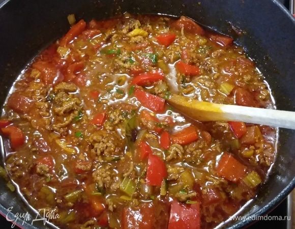 Мое рагу (еще без картошки) готово. Картофель, как вы помните, я варила отдельно.