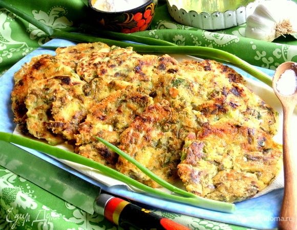 И так жарим остальные оладьи.