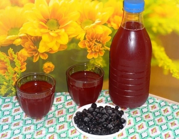 Наш вкусный и полезный квас из аронии готов. Разливаем напиток по стаканам и продолжаем болеть за футбольные команды. Ведь впереди нас ждет самое интересное!