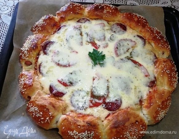 Вот такая пицца в итоге получится.