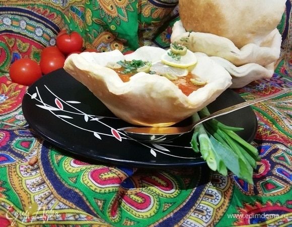 Кушаем вкуснейший суп.