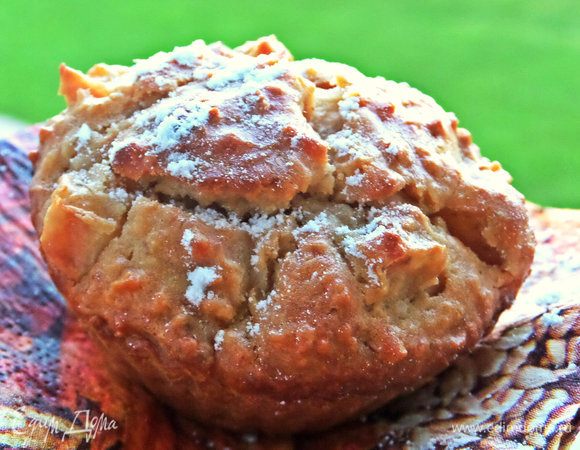 Посыпаем сахарной пудрой.