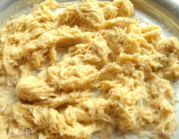 Каждый раз остатки массы перемешиваем.