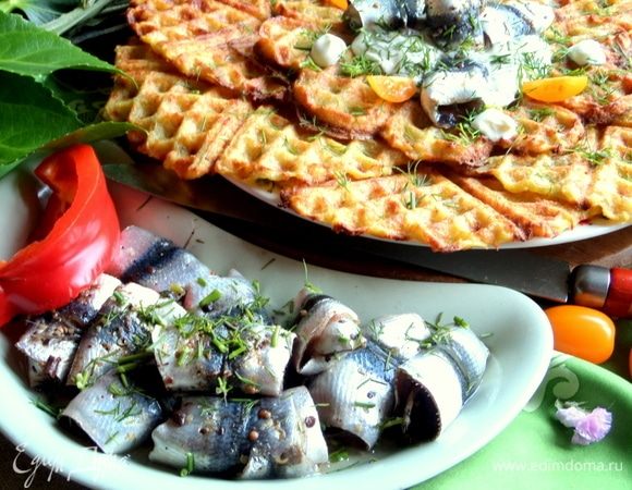 Подаем рядом с укропом.