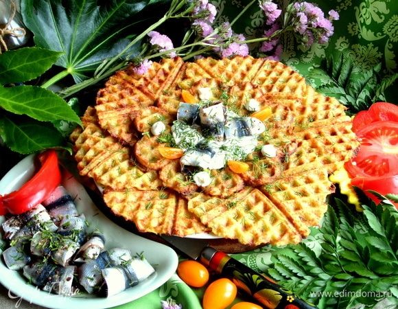 Предлагаю такой перекус перед просмотром телевизора, так как такие драники можно брать руками, а выпекать прямо в комнате.