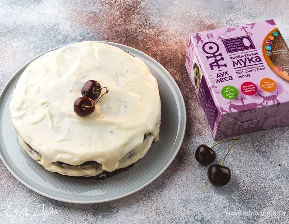 Украсьте торт по желанию. Приятного чаепития!