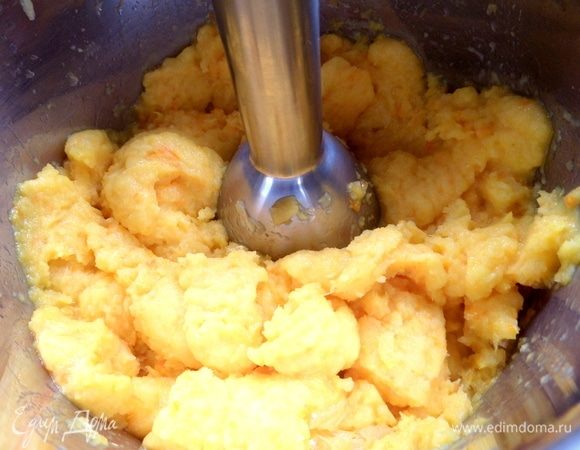 Взбить блендером.