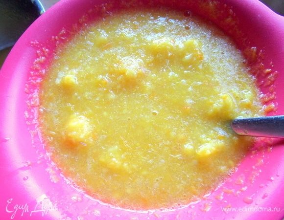 Перелить через сито.