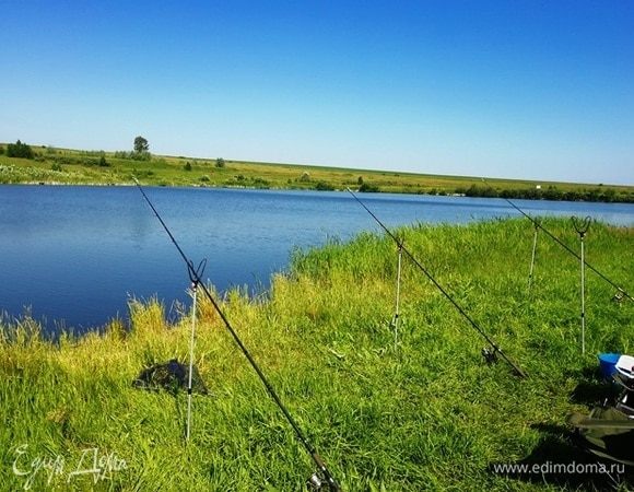 В первую очередь расставим снасти.