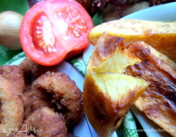 Вот такая картошечка в разломе.