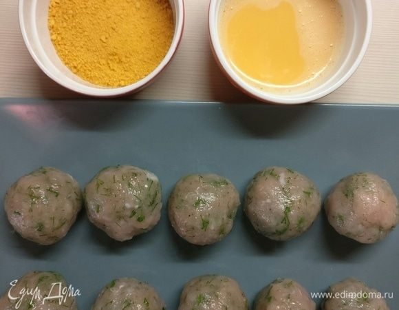 Вот такие шарики получились.