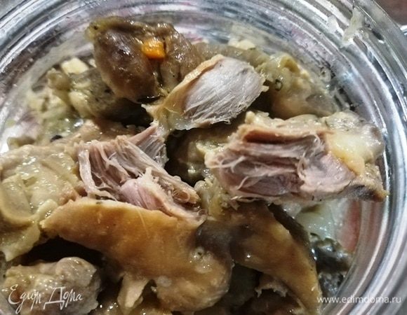 Часть желудочков можно съесть прямо сейчас, а часть переложить в банку. Вот такие нежные они получились!