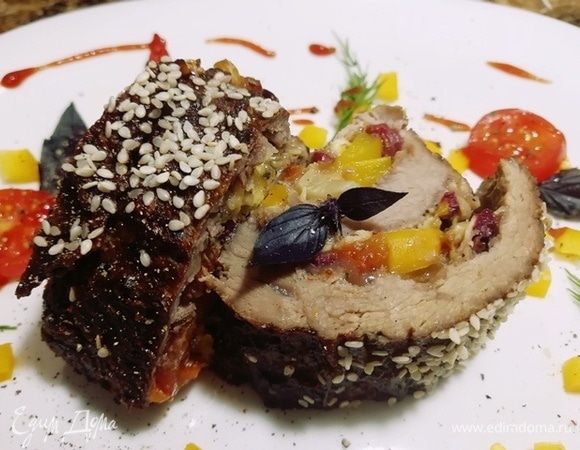 Получилось почти ресторанное блюдо. Приятного аппетита.