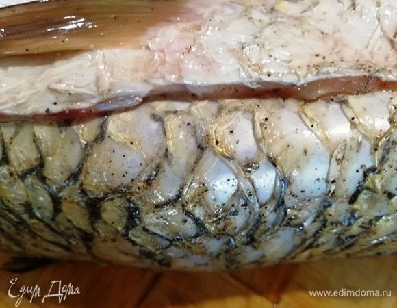 Брюшко просто закрываем внахлест.