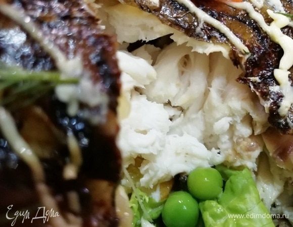 Вот такое белое-белое сочное мясо у белого амура.