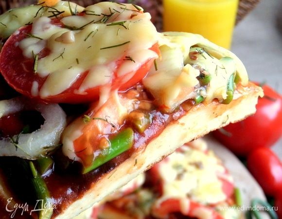 Попробуйте и такой дачный вариант пиццы!