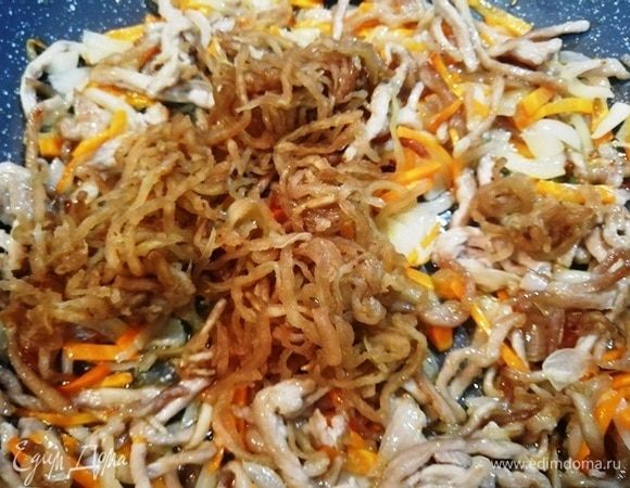 Очередь баклажана, здесь обойдемся 30 секундами.