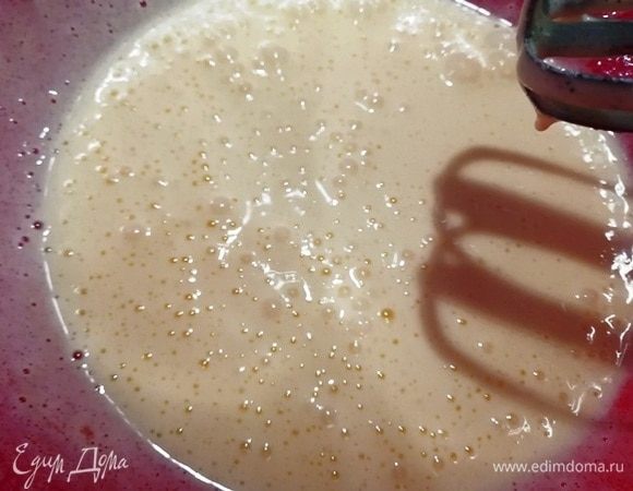Смешиваем до растворения крупинок сахара.