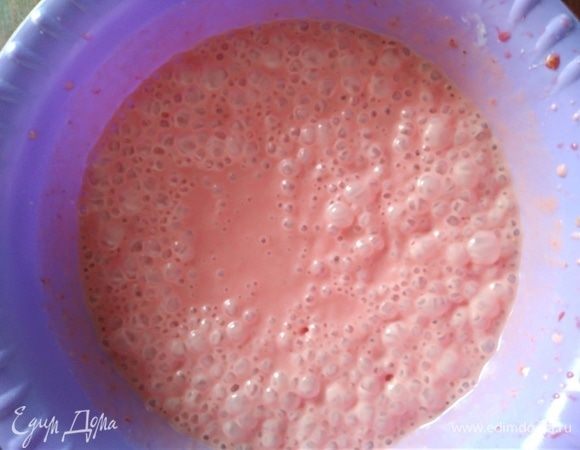Пробить блендером до однородности.