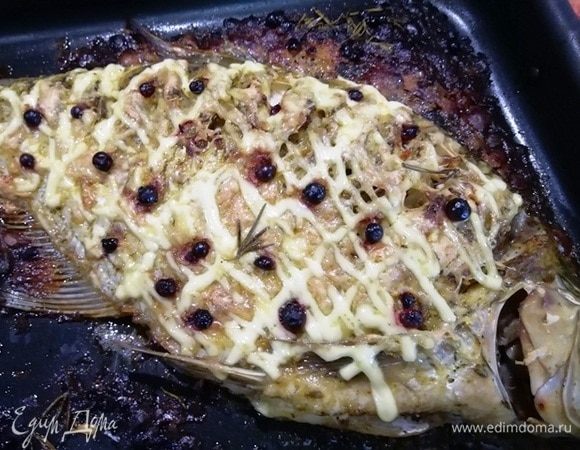 Лещ в духовке тоже готов.