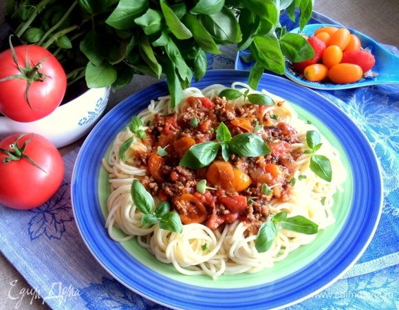 Сытный быстрый ужин или обед готов.