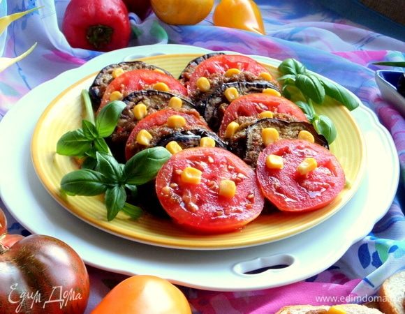 Можно сложить башенками такую закуску, если не нужно красиво подавать на стол.