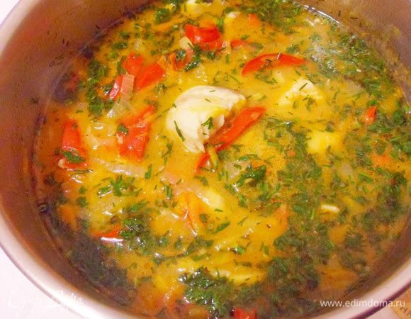 Гуляш из тилапии готов.