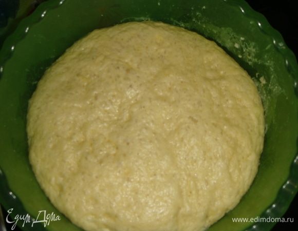 Тесто должно увеличиться почти в 2 раза.