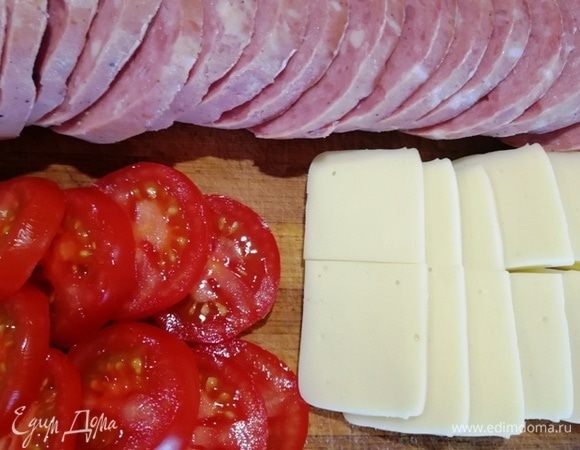 Подготовим ингредиенты для начинки.