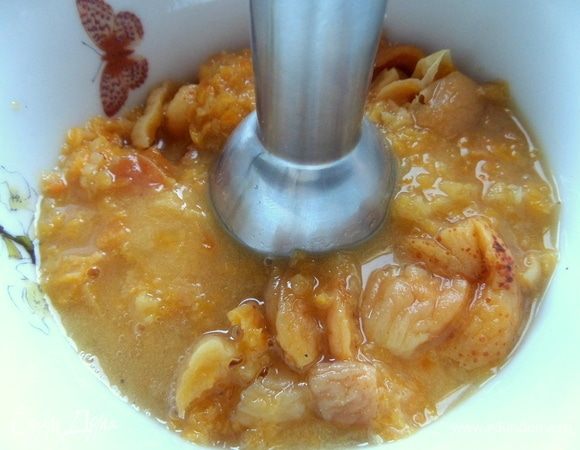 Взбить блендером.