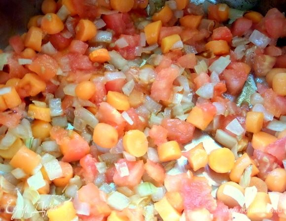 Пассеруем все вместе, помешивая.