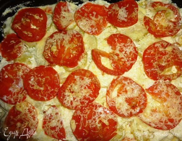 Так выглядит готовая запеканка. Немного остудить и можно подавать на стол. Кстати, запеканка вкусна и в холодном виде.