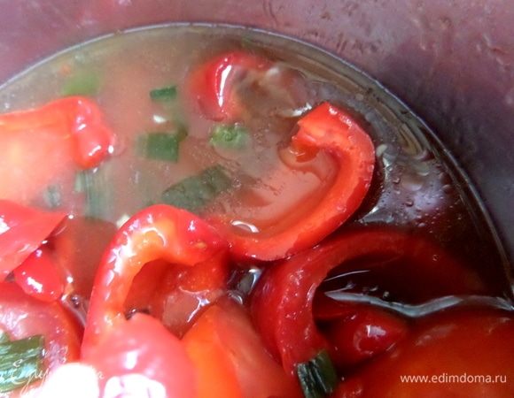 Вот столько сока остается на дне.