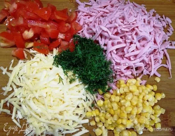 Подготовим все для начинки.