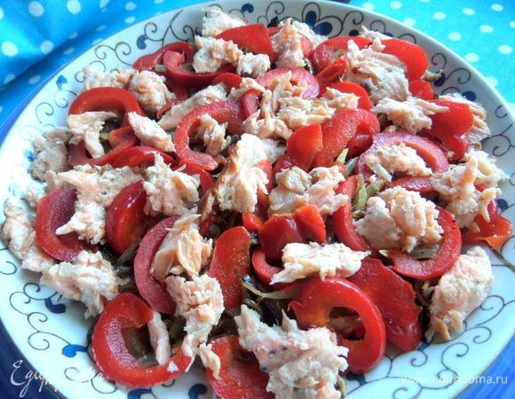 Распределить поверх перцев.