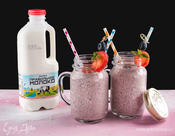 Полезный и вкусный смузи готов, угощайтесь!