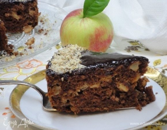 Вот такой разрез у пирога. Вкус нежнейший!