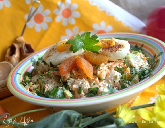 К тому же сытный благодаря курочке.