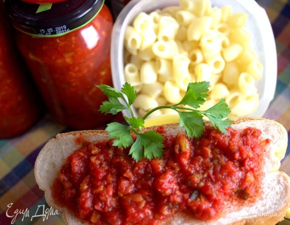 Зимой подаем с макаронами.