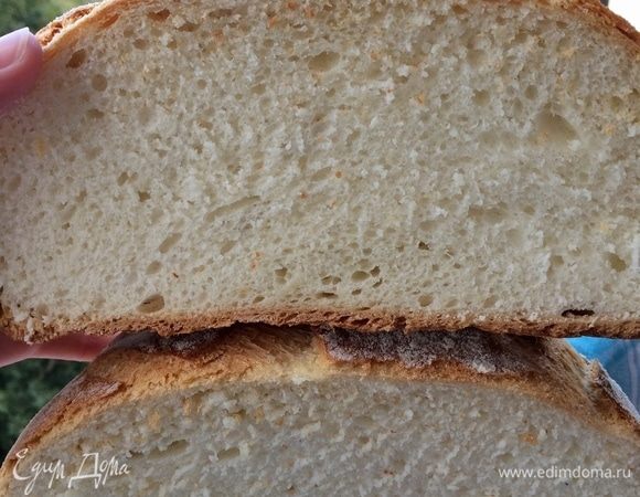 Мякиш у хлеба фантастический, а сам хлебушек пахнет пирожками!