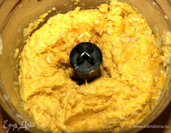 Измельчаем в однородную массу.