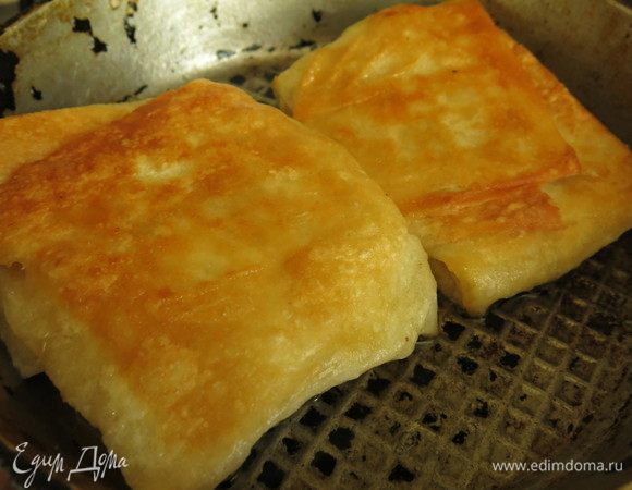 Жарим на сковородке с маслом.