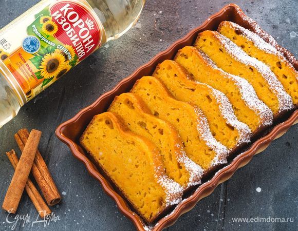 Кекс остудите, посыпьте сахарной пудрой и подавайте к столу. Приятного чаепития!