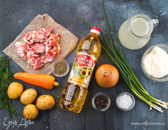 Ингредиенты, которые понадобятся нам для приготовления.
