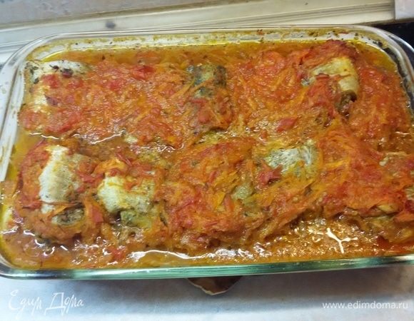 Подавать с картофелем или рисом.